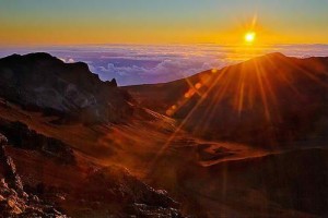sunrise at haleakala